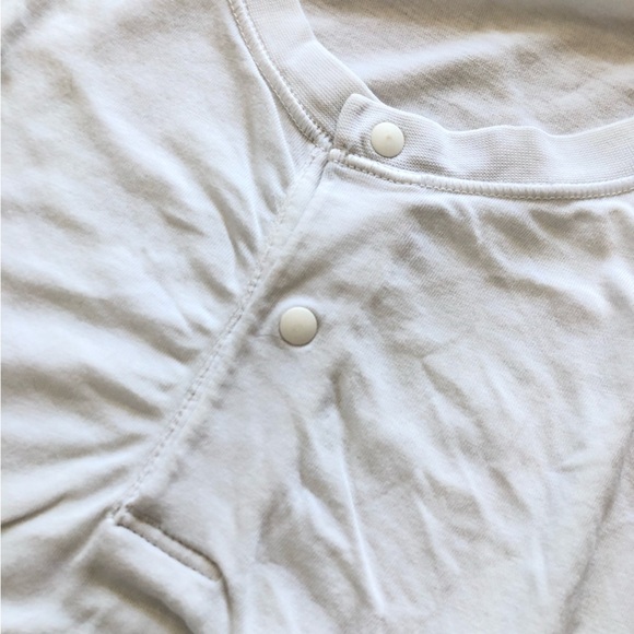 Lululemon Henley Fitted T Shirt in White - Picture 5 of 9